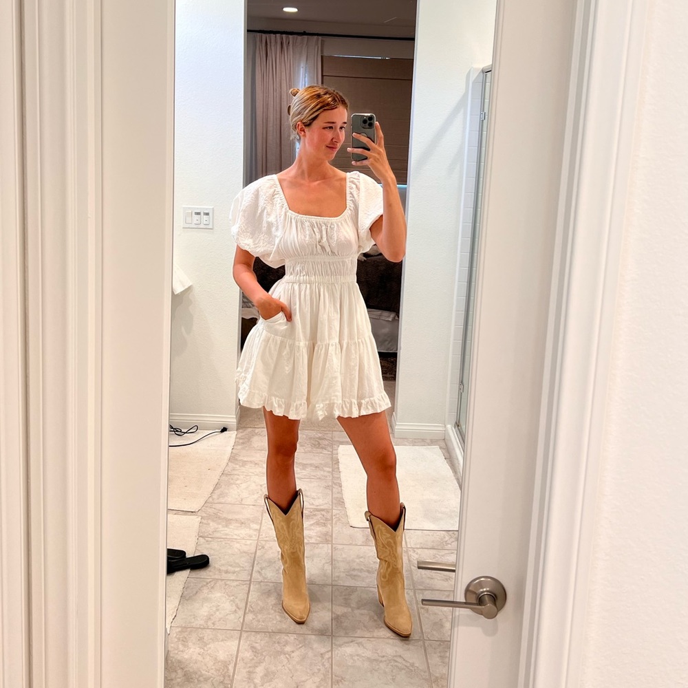 Cleobella Linen Mini Dress